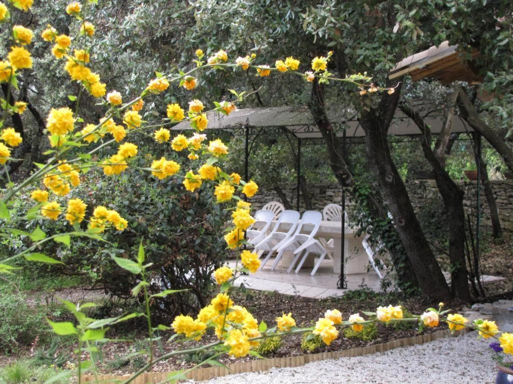 Galargues Domaine Du Bois Gite Marion מראה חיצוני תמונה